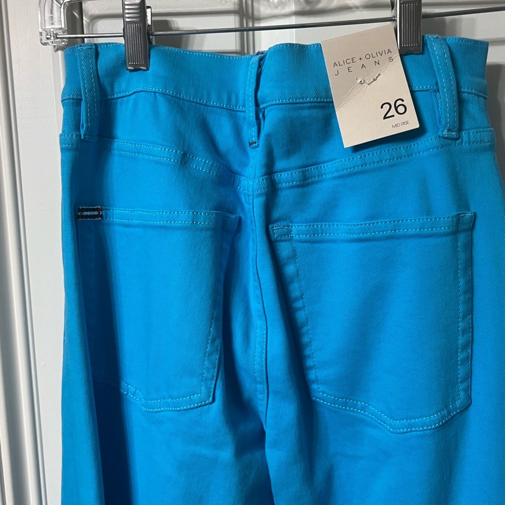 NWT Alice + Olivia sophia pants- jeans size 26 - Picture 14 of 16